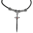 Sword Adjustable Cord Necklace